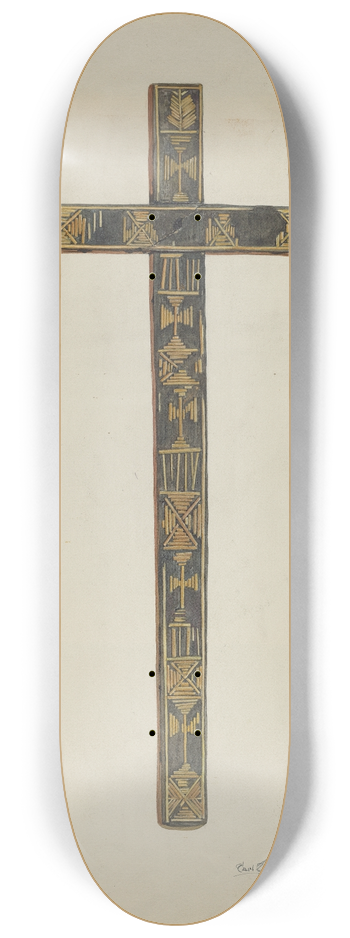 Carl O'Bergh - Cross 8.25 inch art skate deck