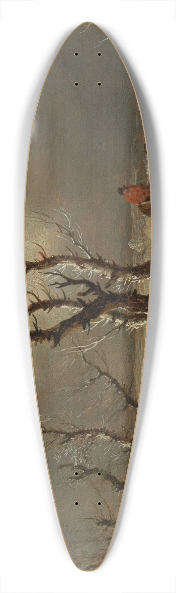 Ferdinand Kobell - Winterlandschaft mit zwei Reitern 39.3 inch art pintail longboard deck