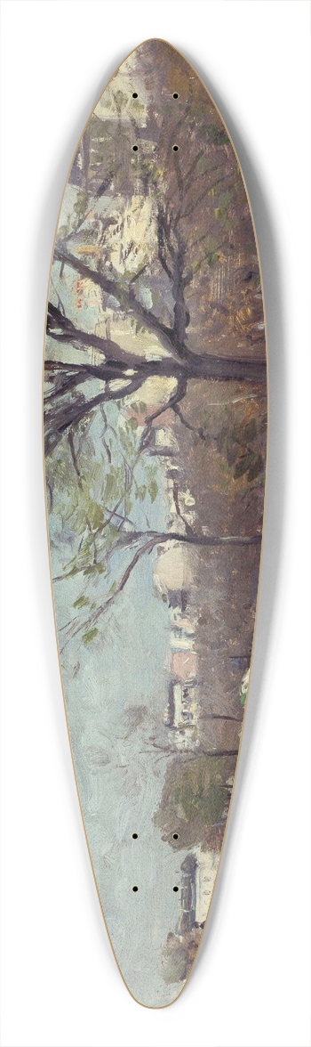 Ferdinand Marks - Les Fortifications, boulevard Gouvion-Saint-Cyr 39.3 inch art pintail longboard deck