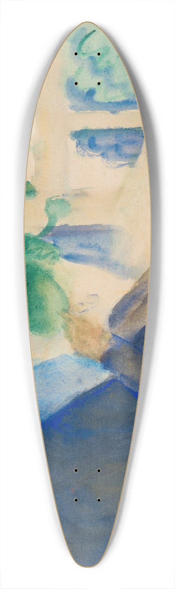 Ferdinand Schirren - Femme dans un intrieur 39.3 inch art pintail longboard deck