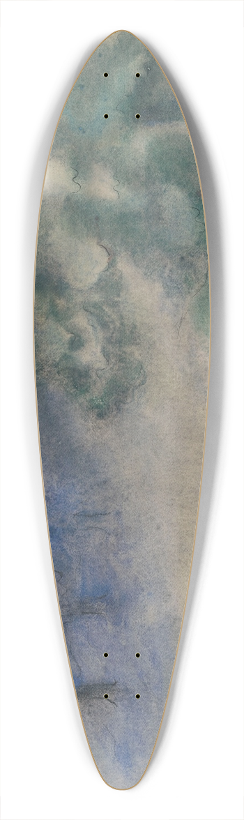 Ferdinand Schirren - Landscape 39.3 inch art pintail longboard deck