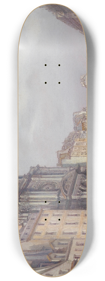 Carlo Bossoli - Paris Rue Saint Antoine 8.25 inch art skate deck