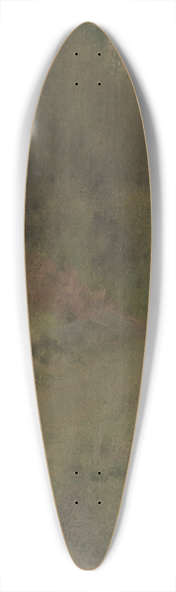 Fernand Khnopff - Landscape in Fosset 39.3 inch art pintail longboard deck