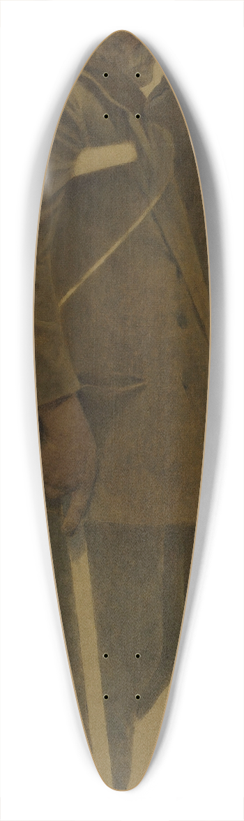 Fernand Pelez - La Bouche de pain; un vieil homme  bquilles et un jeune homme cte  cte 39.3 inch art pintail longboard deck