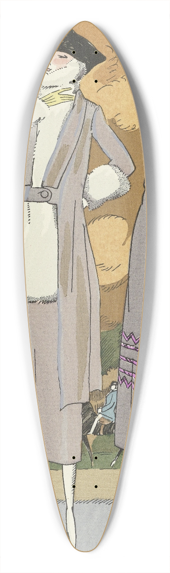 Fernand Simon - Le retour des autans ; Tailleur et Robe daprs-midi, de Doeuillet 39.3 inch art pintail longboard deck