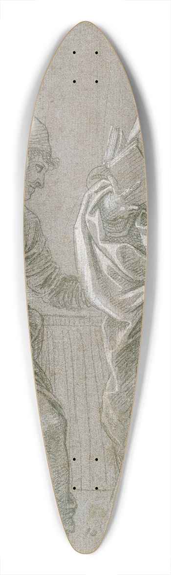 Filippino Lippi - Apostle and Youth 39.3 inch art pintail longboard deck