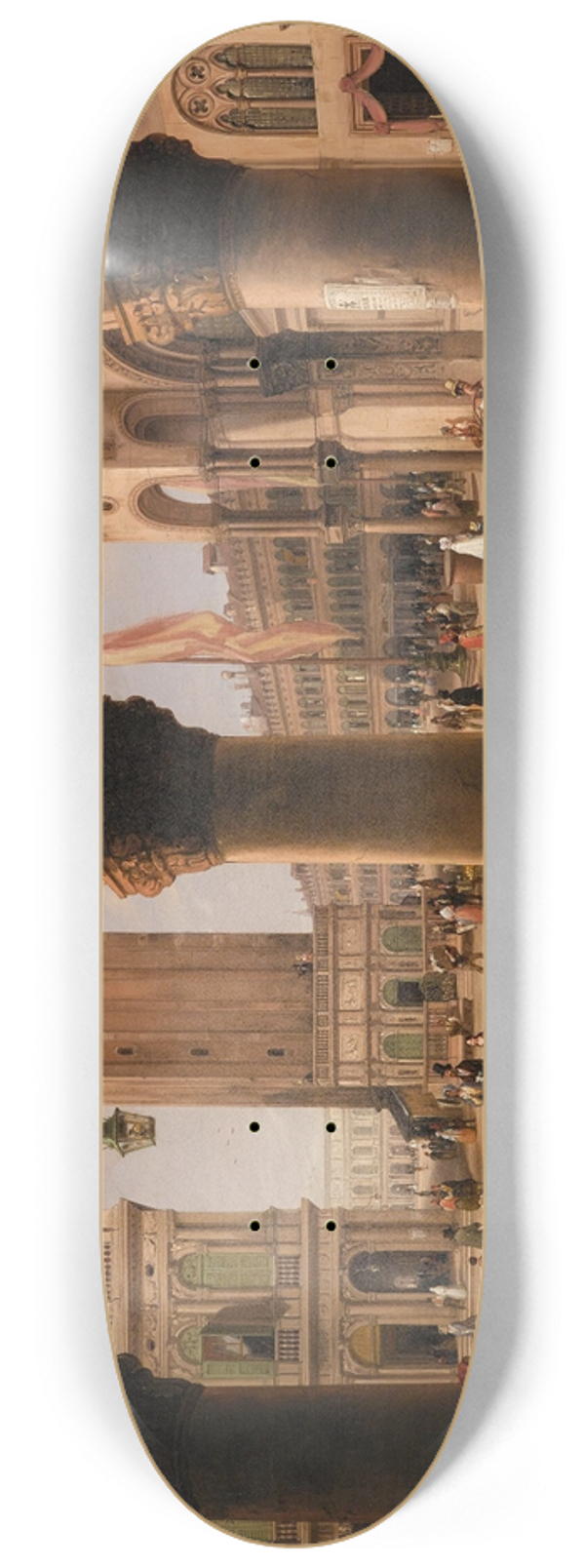 Carlo Canella - Piazza San Marco and the Campanile, Venice 8.25 inch art skate deck