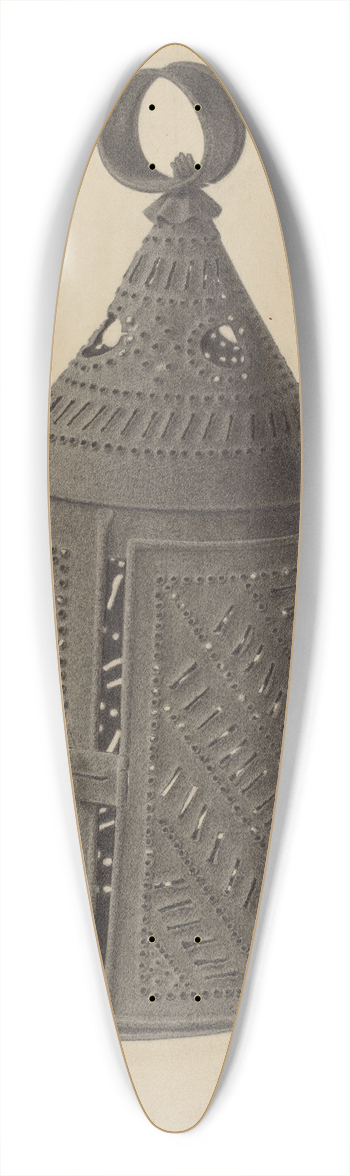 Filippo Porreca - Lantern 39.3 inch art pintail longboard deck