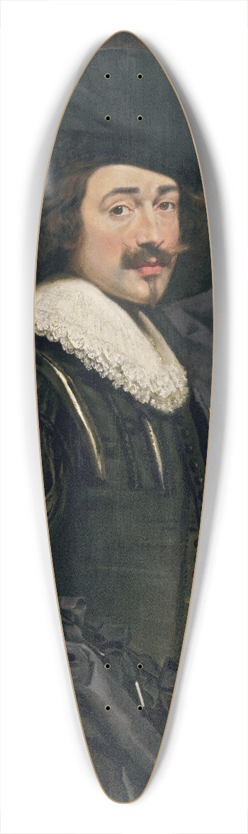 Flemish 17th Century (Possibly Jan Cossiers) - Portrait of a Man in a Wide-Brimmed Hat 39.3 inch art pintail longboard deck