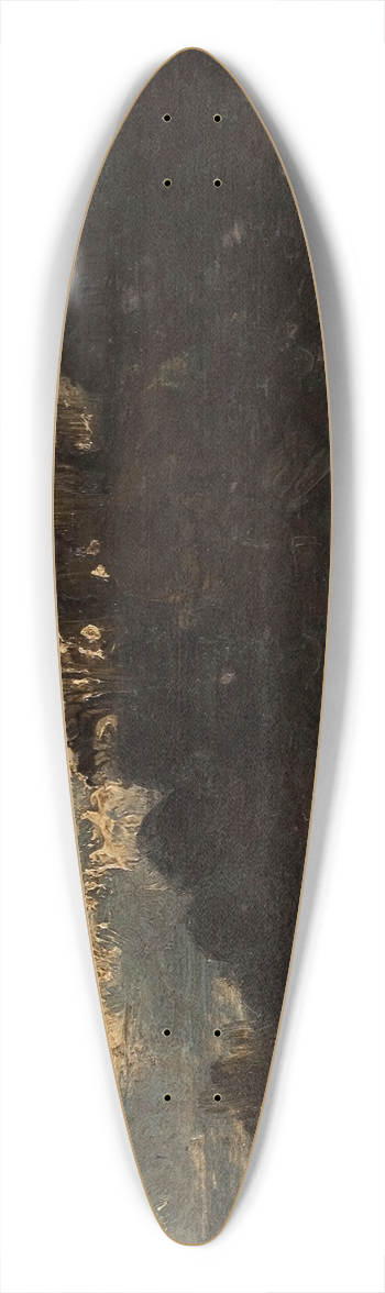 Flix Ziem - Barbizon, le soir 39.3 inch art pintail longboard deck