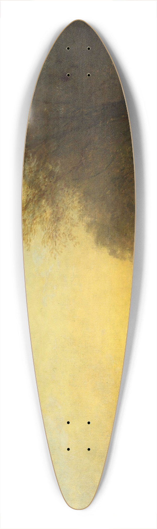 Flix Ziem - Constantinople, Le Repos De La Sultane 39.3 inch art pintail longboard deck