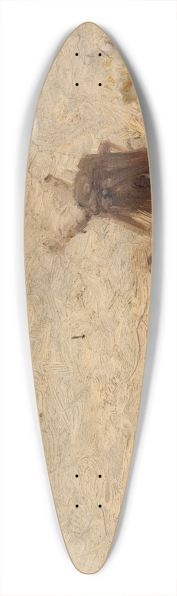 Flix Ziem - Hollande, le moulin 39.3 inch art pintail longboard deck