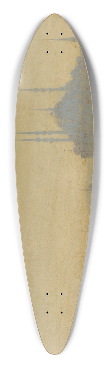 Flix Ziem - Le Bosphore au matin 39.3 inch art pintail longboard deck