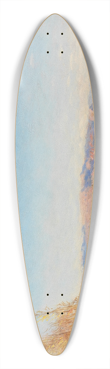 Flix Ziem - Sur les rives du Bosphore 39.3 inch art pintail longboard deck