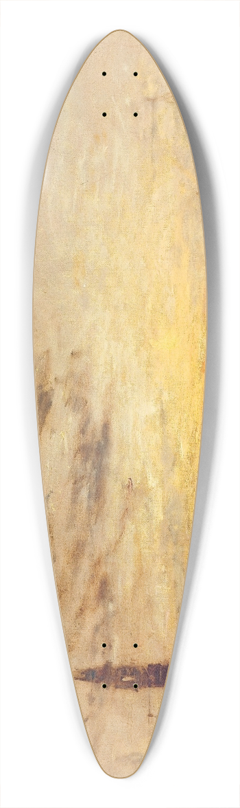 Flix Ziem - Venise, La Giudecca Au Crpuscule 39.3 inch art pintail longboard deck