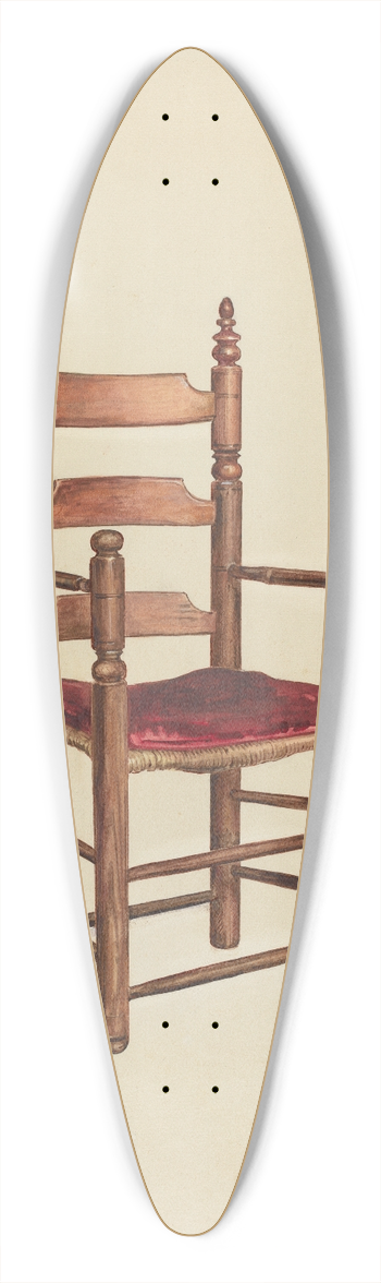 Florence Choate - Arm Chair 39.3 inch art pintail longboard deck