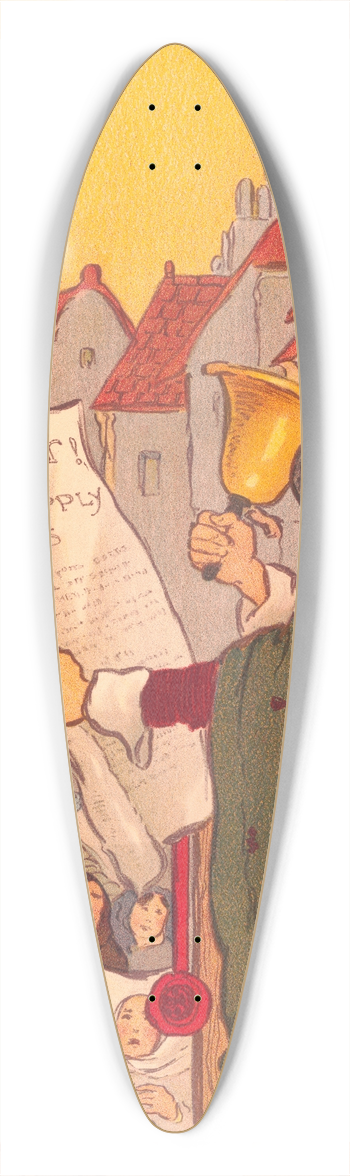 Florence Harrison - Part 2 of the tale of Topply Tilts 39.3 inch art pintail longboard deck