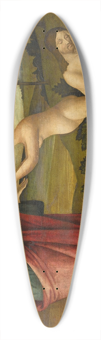 Florentine School - The Creation of Eve 39.3 inch art pintail longboard deck