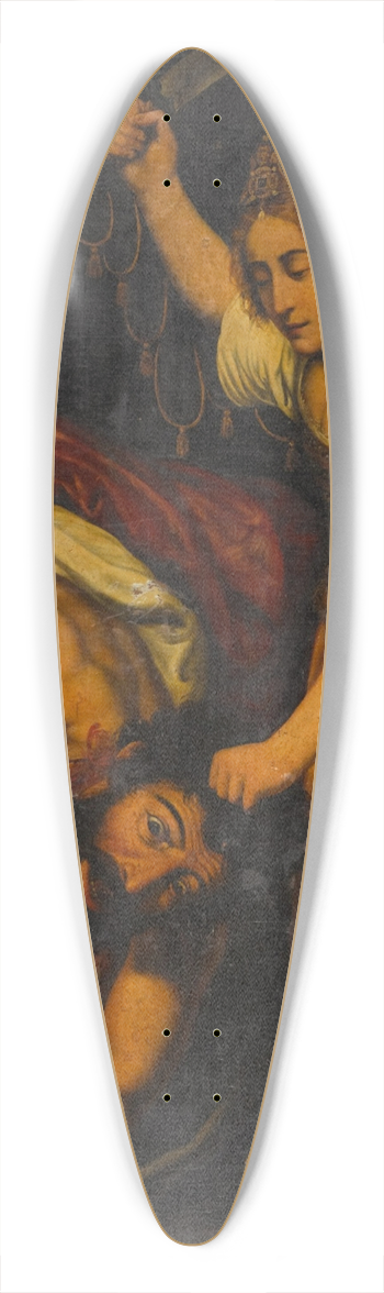 Follower of Caravaggio - Judith and Holofernes 39.3 inch art pintail longboard deck