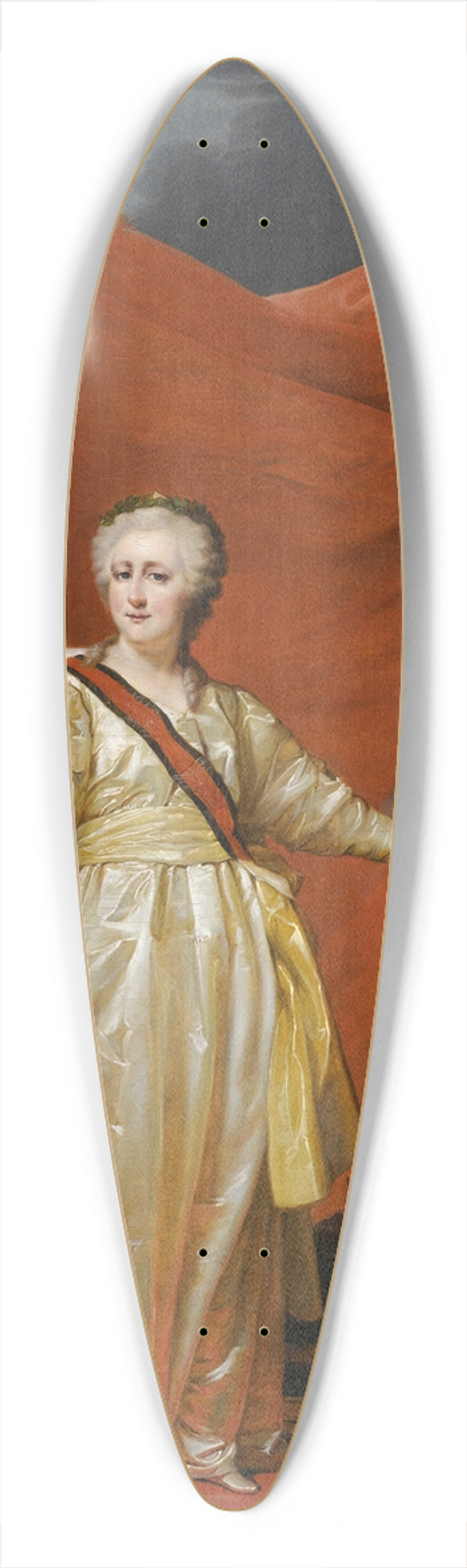 Follower of Dmitry Grigorievich Levitsky - Portrait Of Catherine The Great As Legislator In The Temple Of The Goddess Of Justice 39.3 inch art pintail longboard deck
