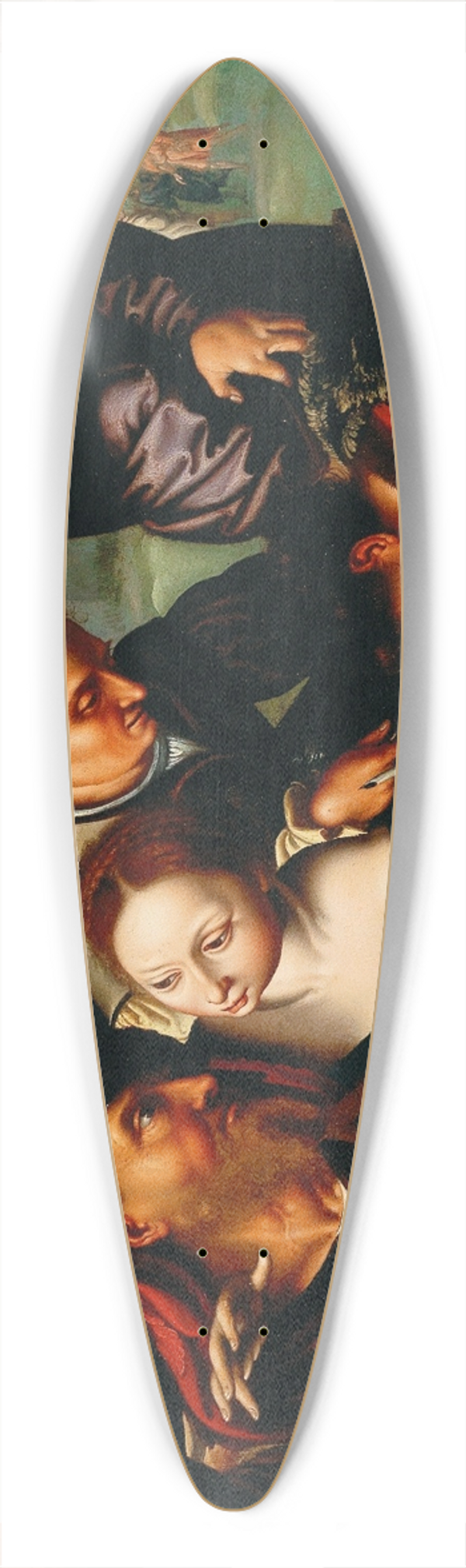 Follower of Jan Sanders van Hemessen - The Calling of Saint Matthew 39.3 inch art pintail longboard deck