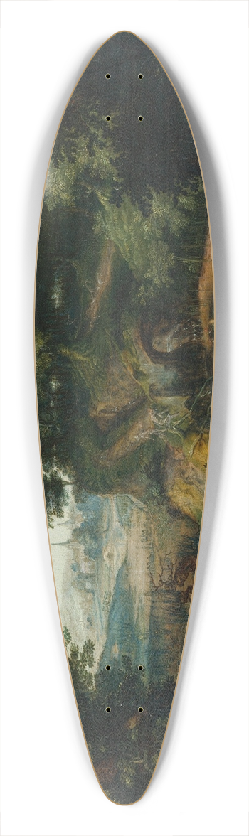 Follower of Joachim Anthonisz Wtewael - Diana And Callisto 39.3 inch art pintail longboard deck