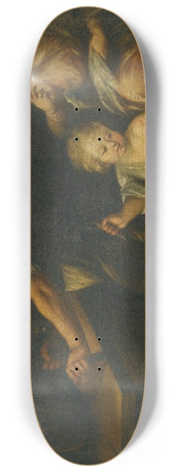 Carlo Francesco Nuvolone - Jesus In Josephs Workshop 8.25 inch art skate deck