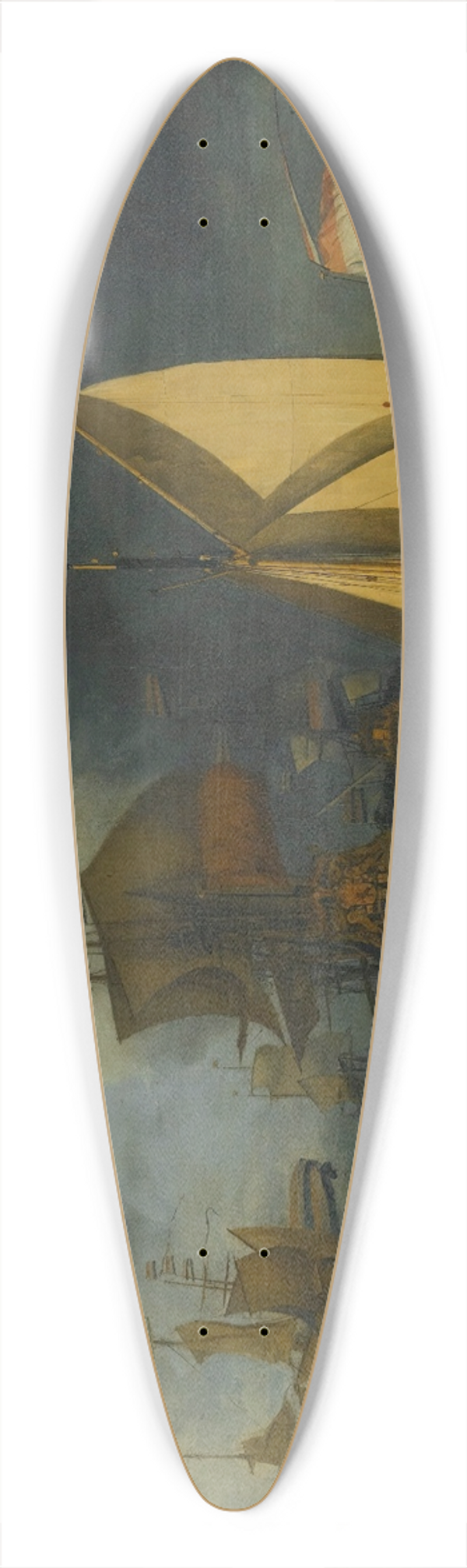 Follower of Ludolf Backhuysen - The Dutch Fleet At Sea, With A States Yacht Firing A Salute 39.3 inch art pintail longboard deck