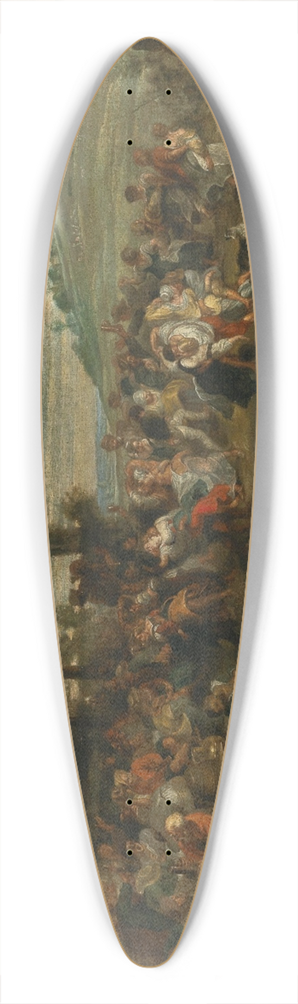 Follower of Peter Paul Rubens - A Village Feast 39.3 inch art pintail longboard deck