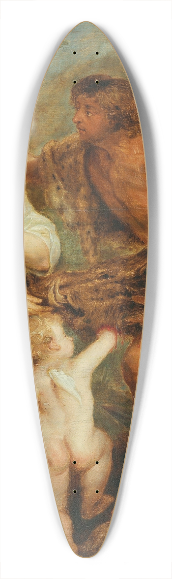 Follower of Peter Paul Rubens - Meleager presenting the head of the Calydonian boar to Atalanta 39.3 inch art pintail longboard deck