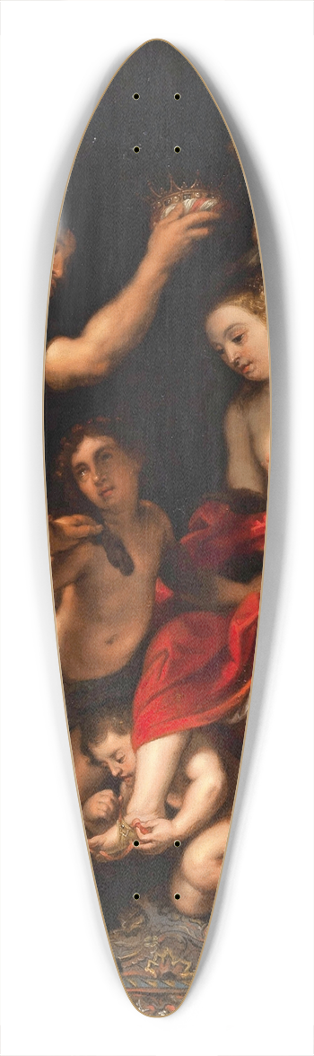 Follower of Peter Paul Rubens - The Coronation of Roxana by Alexander the Great 39.3 inch art pintail longboard deck