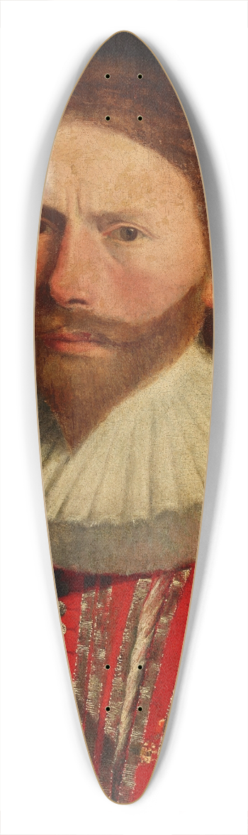 Follower Of Simon Vouet - Portrait of a man 39.3 inch art pintail longboard deck
