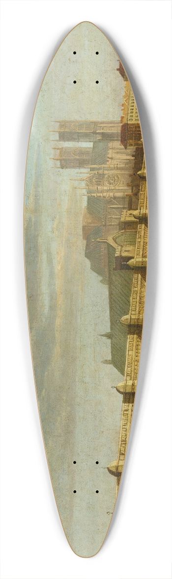 Follower Of Sir John Dean Paul - Westminster Bridge 39.3 inch art pintail longboard deck