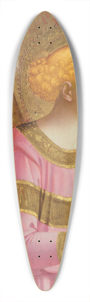 Fra Angelico - Annunciatory Angel 39.3 inch art pintail longboard deck