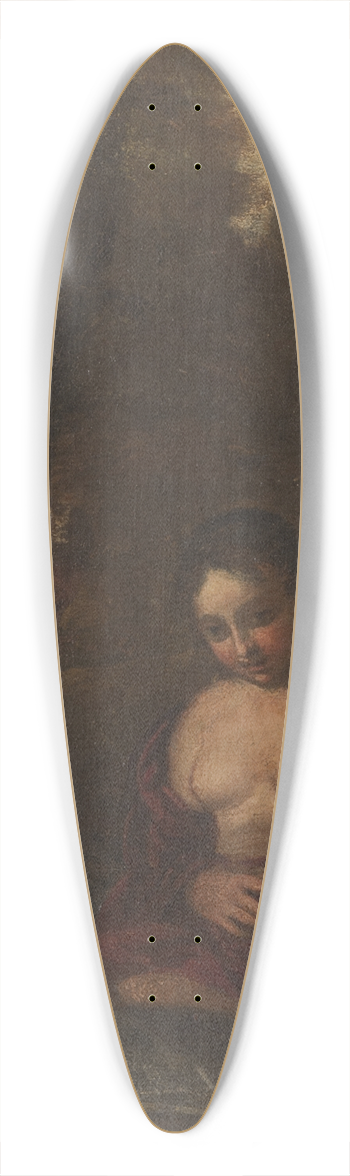 Francesco Albani - Two bathing nymphs 39.3 inch art pintail longboard deck