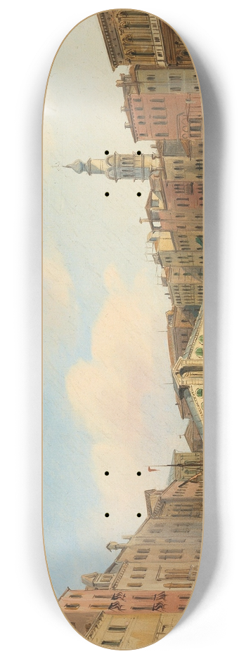 Carlo Grubas - The Rialto Bridge 8.25 inch art skate deck