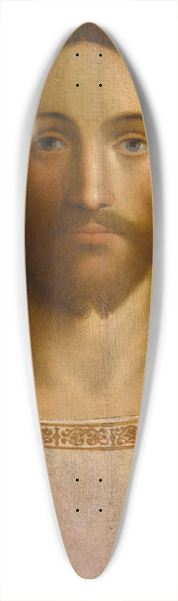 Francesco Bissolo - Christ The Redeemer 39.3 inch art pintail longboard deck