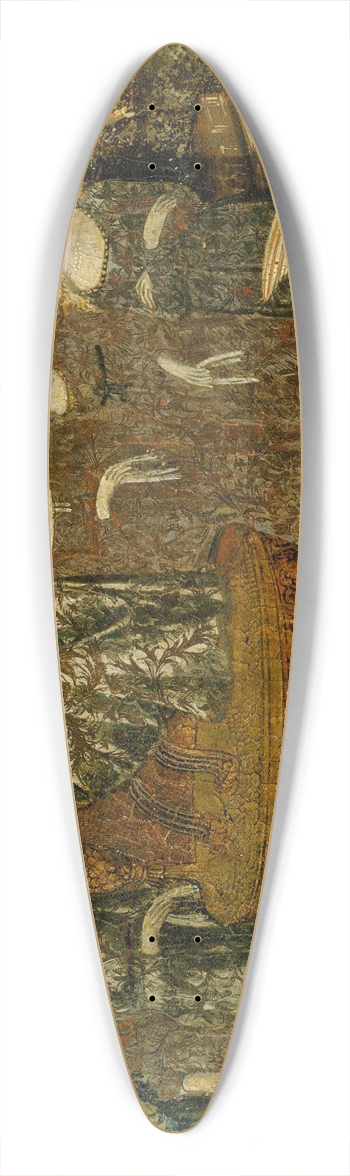 Francesco di Giorgio Martini - Goddess of Chaste Love 39.3 inch art pintail longboard deck