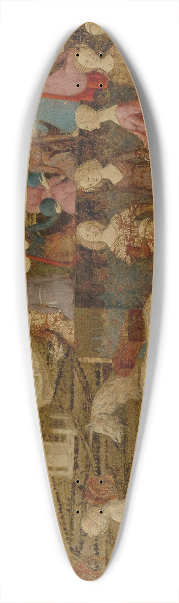 Francesco di Giorgio Martini - Triumph of Chastity 39.3 inch art pintail longboard deck