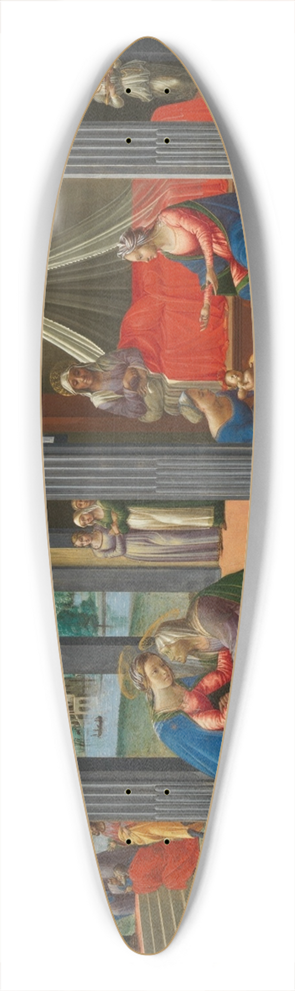Francesco Granacci - Scenes from the Life of Saint John the Baptist 39.3 inch art pintail longboard deck