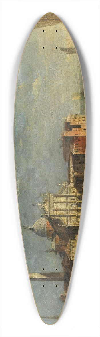 Francesco Guardi - Venice, A View Of San Giorgio Maggiore 39.3 inch art pintail longboard deck