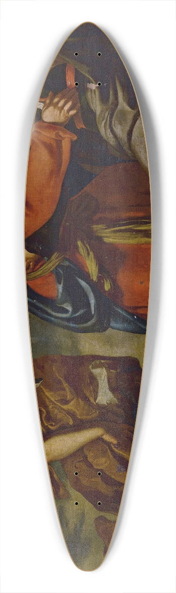 Francesco Guarino - The Meeting of Zechariah and Elizabeth 39.3 inch art pintail longboard deck