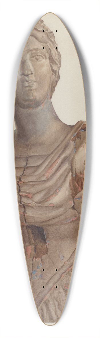Frances Cohen - Figurehead 39.3 inch art pintail longboard deck