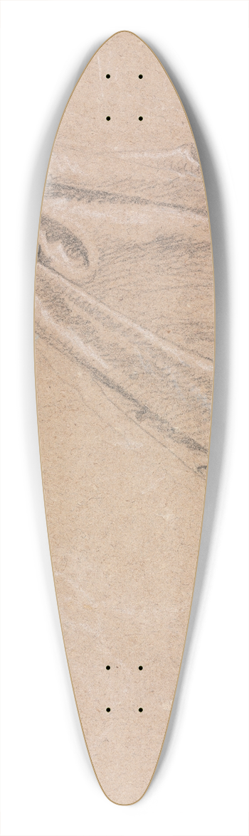 Francesco Lorenzi - Drapery study 39.3 inch art pintail longboard deck