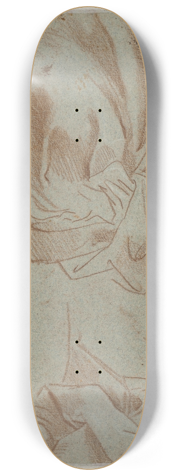Carlo Maratti - Draperistudier 8.25 inch art skate deck