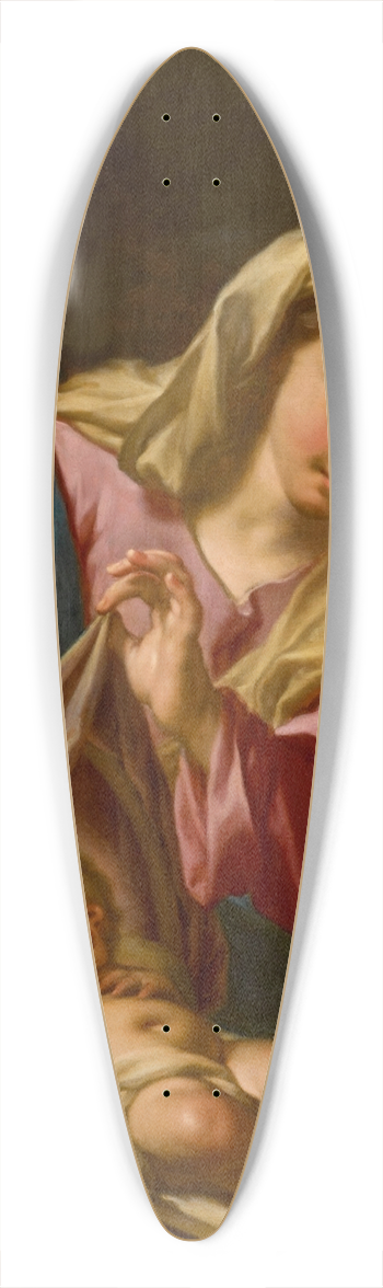 Francesco Trevisani - TheVirgin and Child with the Infant Saint John the Baptist 39.3 inch art pintail longboard deck