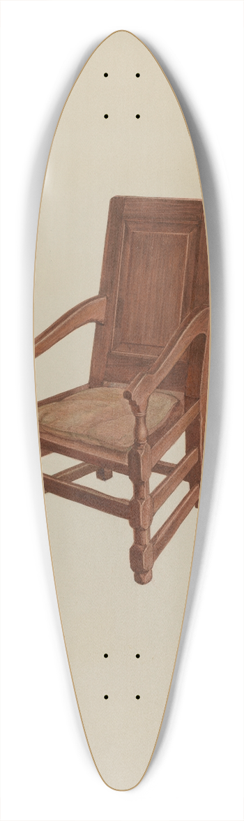 Frances Lichten - Pa. German Chair 39.3 inch art pintail longboard deck