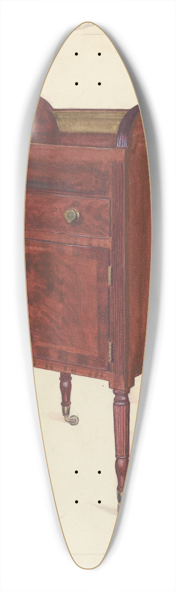 Francis Borelli - Wash Stand 39.3 inch art pintail longboard deck