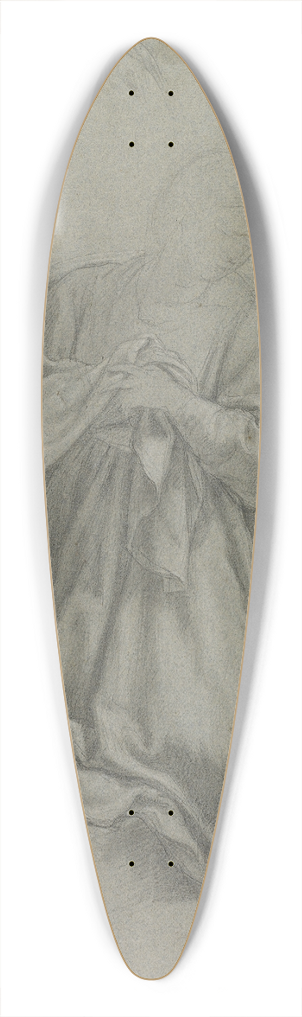 Francisco Bayeu y Subias - The Virgin Annunciate 39.3 inch art pintail longboard deck