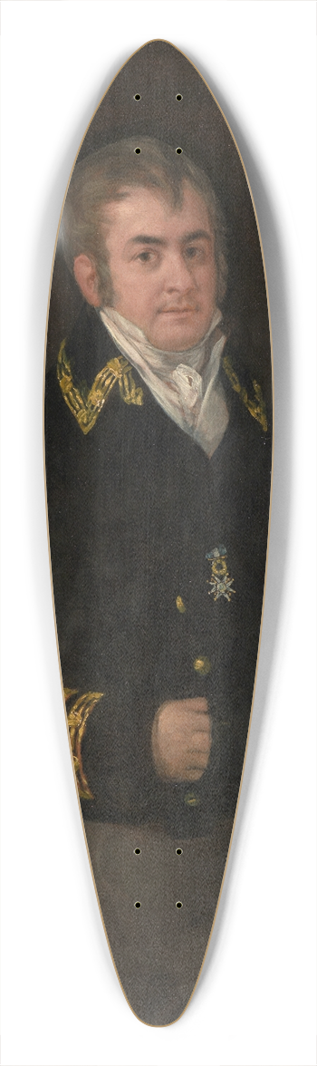 Francisco de Goya - Portrait of Don Juan Bautista de Goicoechea y Urrutia 39.3 inch art pintail longboard deck